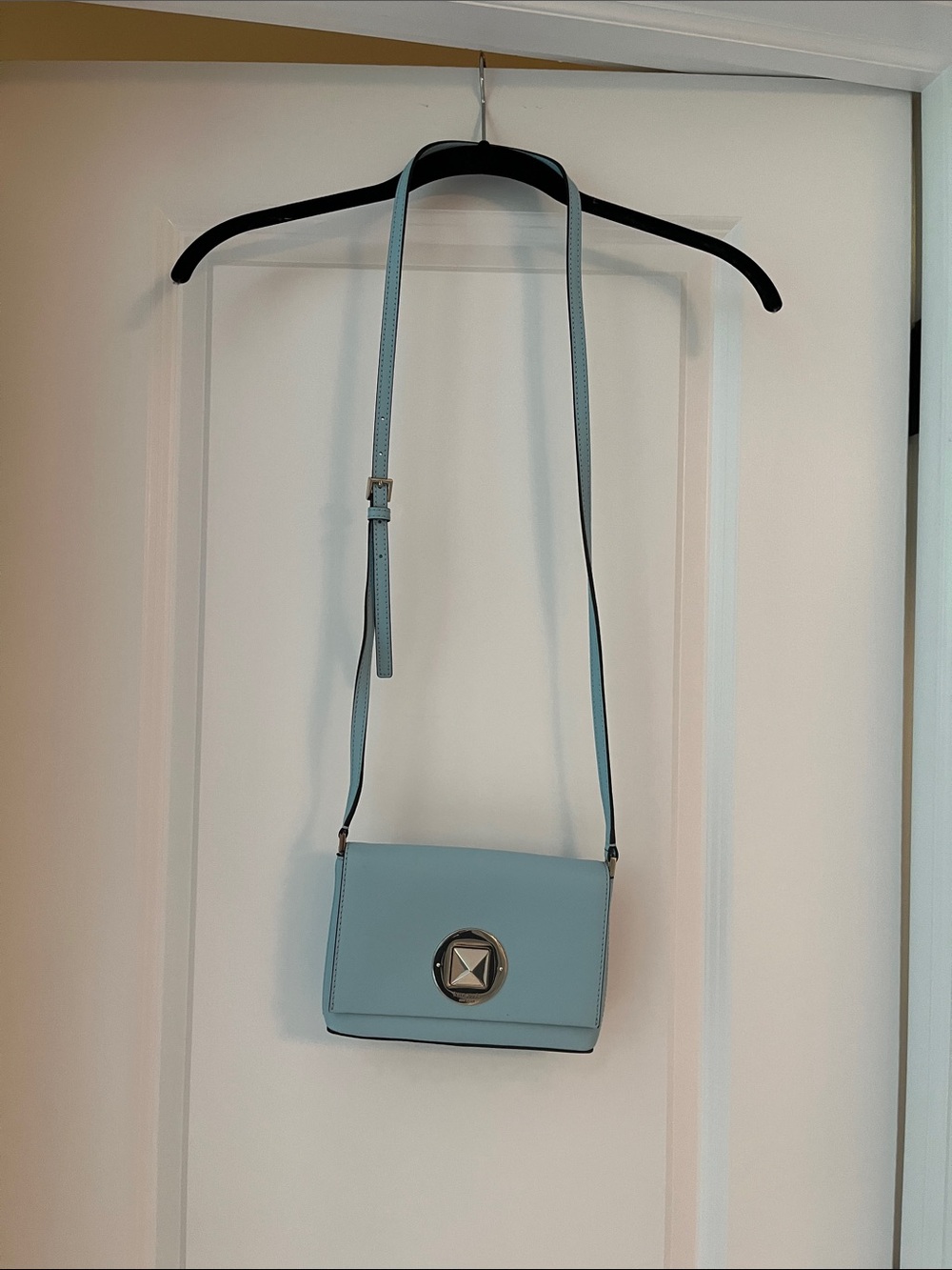 kate spade Powder Blue Crossbody Bag with Turn-Lock Accent